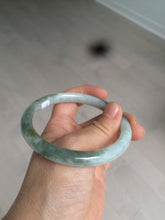 Load image into Gallery viewer, 59.5mm Certified Type A 100% Natural green round cut Jadeite Jade bangle AH67-4997 卖了
