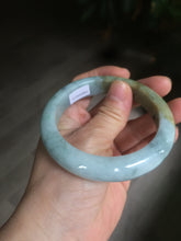 Load image into Gallery viewer, 57.4mm Certified Type A 100% Natural green/brown jadeite jade bangle E59-2113
