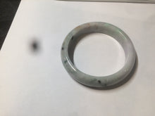 Load image into Gallery viewer, 54mm 100% natural type A certified light green/purple/red (FU LU SHOU, 福禄寿) jadeite jade bangle AQ2-0686
