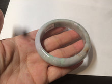 Load image into Gallery viewer, 54mm 100% natural type A certified light green/purple/red (FU LU SHOU, 福禄寿) jadeite jade bangle AQ2-0686
