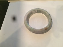 Load image into Gallery viewer, 54mm 100% natural type A certified light green/purple/red (FU LU SHOU, 福禄寿) jadeite jade bangle AQ2-0686
