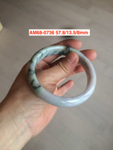 Load image into Gallery viewer, 54-60mm certified Type A 100% Natural light green Jadeite Jade bangle GC20/23 (add on item)
