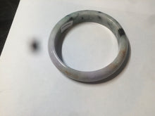 Load image into Gallery viewer, 58.6mm 100% natural type A certified light green/purple/red (FU LU SHOU, 福禄寿) jadeite jade bangle AQ3-0726
