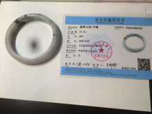 Load image into Gallery viewer, 58.6mm 100% natural type A certified light green/purple/red (FU LU SHOU, 福禄寿) jadeite jade bangle AQ3-0726
