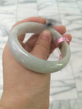 Load image into Gallery viewer, 57mm Certified Type A 100% Natural green/purple/brown Jadeite Jade bangle L69-0001
