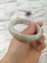 Load image into Gallery viewer, 57mm Certified Type A 100% Natural green/purple/brown Jadeite Jade bangle L69-0001
