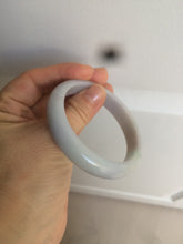 Load image into Gallery viewer, 53.2mm 100% natural type A certified light green/purple jadeite jade bangle AQ4-0733
