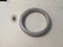 Load image into Gallery viewer, 58.1mm 100% natural type A certified light green/purple jadeite jade bangle AQ5-0684
