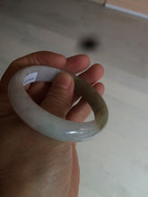 Load image into Gallery viewer, 53.8mm certified Type A 100% Natural light yellow green Jadeite Jade bangle AK45-0450
