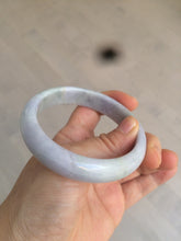 Load image into Gallery viewer, 58.1mm 100% natural type A certified light green/purple jadeite jade bangle AQ5-0684
