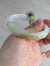 Load image into Gallery viewer, 51mm Certified Type A 100% Natural yellow/white Jadeite Jade bangle M33-0091
