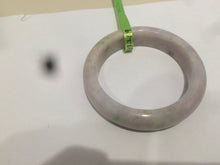 Load image into Gallery viewer, 52mm Certified Type A 100% Natural sunny green/purple/yellow Jadeite Jade bangle L115-5682
