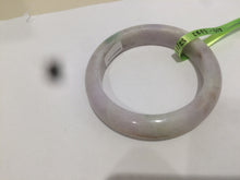 Load image into Gallery viewer, 52mm Certified Type A 100% Natural sunny green/purple/yellow Jadeite Jade bangle L115-5682
