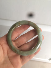 Load image into Gallery viewer, 53.2mm certificated Type A 100% Natural green/brown Jadeite Jade bangle AM65-4191
