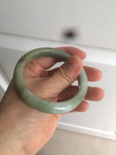 Load image into Gallery viewer, 53.2mm certificated Type A 100% Natural green/brown Jadeite Jade bangle AM65-4191
