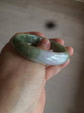 Load image into Gallery viewer, 52.7mm Type A 100% Natural light green/purple/brown Jadeite Jade bangle GC35-4159 (add on item)
