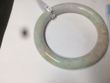 Load image into Gallery viewer, 58mm Certified 100% natural Type A light green/yellow/purple/blue round cut jadeite jade bangle AF3-9218
