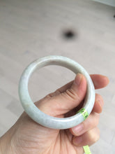 Load image into Gallery viewer, 56mm Certified Type A 100% Natural green/purple/red (福禄寿) Jadeite Jade bangle L118-2743
