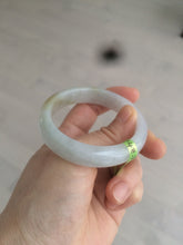 Load image into Gallery viewer, 51mm Certified Type A 100% Natural yellow/white Jadeite Jade bangle M33-0091
