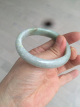 Load image into Gallery viewer, 49mm Type A 100% Natural light green/brown oval Jadeite Jade bangle AM63-6629
