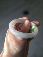 Load image into Gallery viewer, 51mm Certified Type A 100% Natural yellow/white Jadeite Jade bangle M33-0091
