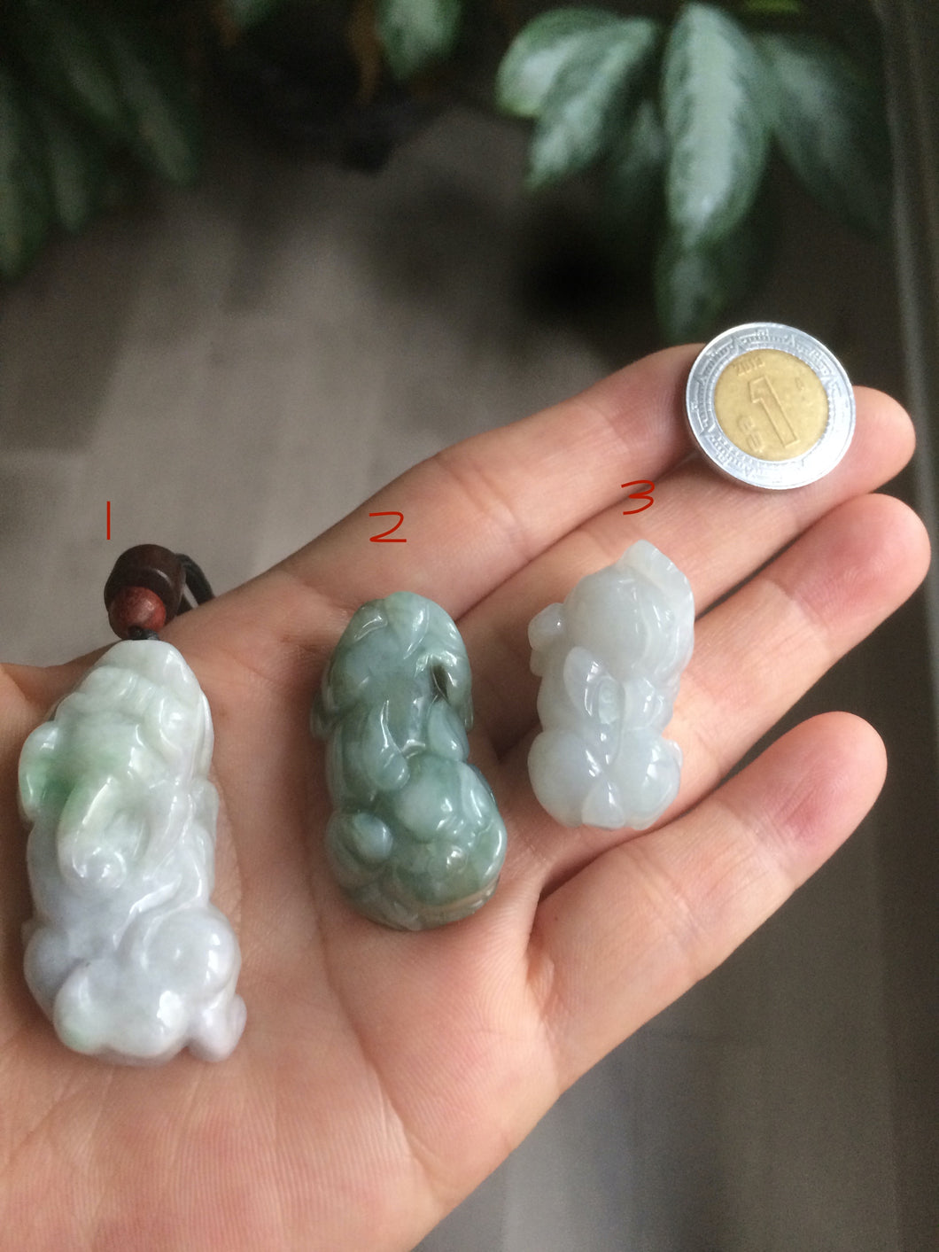 100% natural jadeite jade 3D PiXiu(貔貅) pendant/bracelet B68 add on item. Not sale individually.