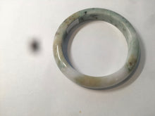 Load image into Gallery viewer, 56.6mm Certified Type A 100% Natural sunny green brown Jadeite Jade bangle AQ11-9156
