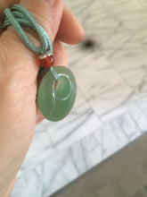 Load image into Gallery viewer, 24.6mm Certified 100% natural green aventurine jade (东陵玉) necklace m41 (add-on item.)
