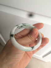 Load image into Gallery viewer, 47mm certified Type A 100% Natural green purple Jadeite Jade bangle AR59-4233
