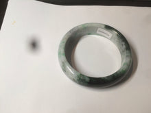 Load image into Gallery viewer, 53.5mm certified 100% natural Type A sunny green/dark green jadeite jade bangle Ak49-2724
