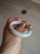 Load image into Gallery viewer, 53.7mm Certified Type A 100% Natural green/purple/brown Jadeite Jade bangle AR57-9788
