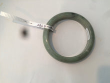 Load image into Gallery viewer, 52mm Certified 100% natural Type A dark green jadeite jade bangle AB63-0060
