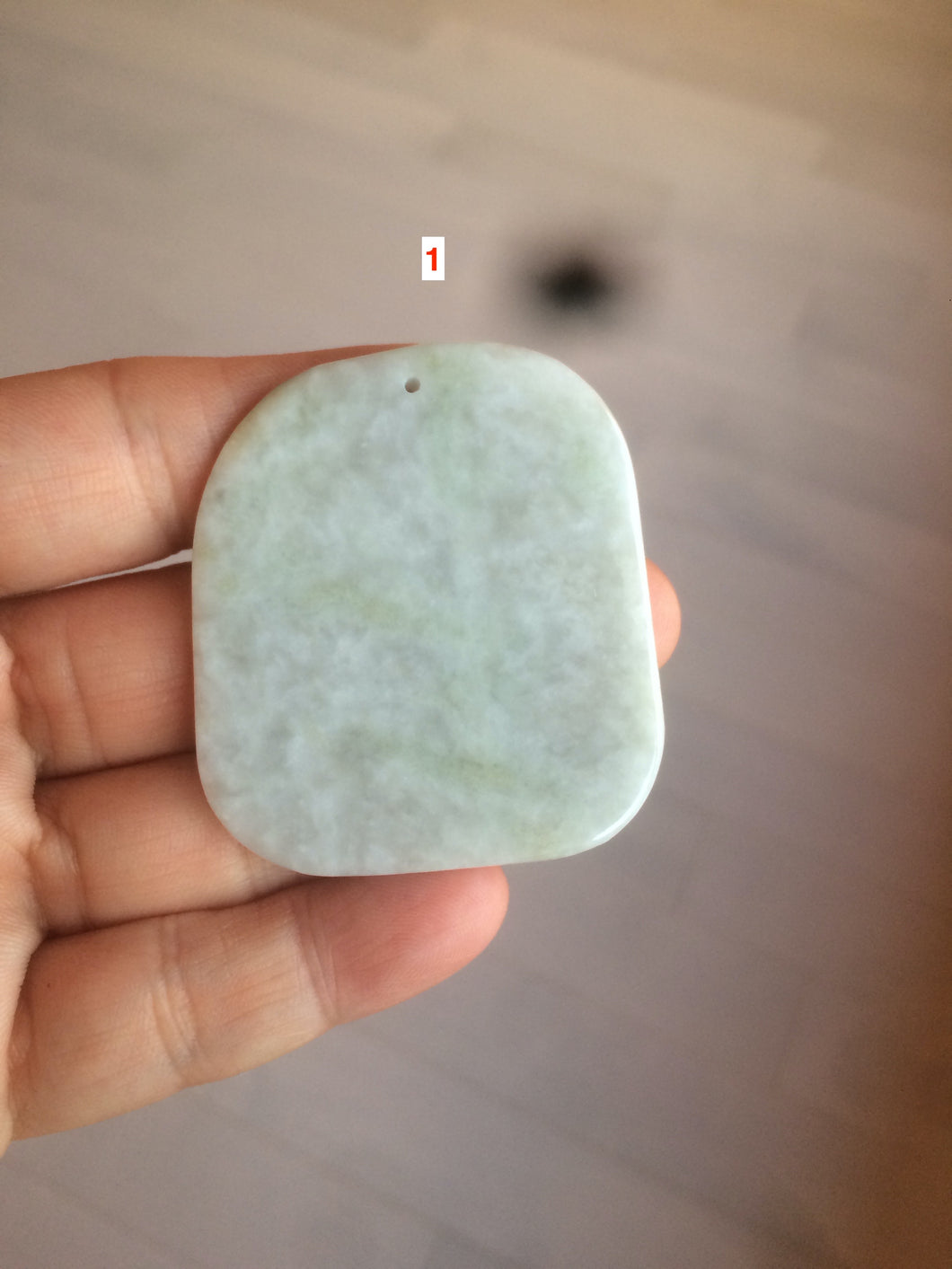 100% Natural icy watery light green/white Jadeite gua sha (刮痧) Jadeite jade AF18 (Add on item! not sale individually)