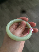 Load image into Gallery viewer, Sale! 54.3 100% Natural yellow/brown super oily nephrite Hetian Jade bangle Y10
