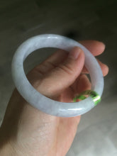 Load image into Gallery viewer, 55.9mm certified 100% natural green/white/purple jadeite jade bangle Z69-5705
