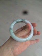 Load image into Gallery viewer, 53.5mm certified 100% natural Type A green/purple/white jadeite jade bangle AB90-1704
