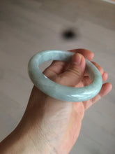 Load image into Gallery viewer, 55.7mm certified 100% natural green/white jadeite jade bangle AB89-2254

