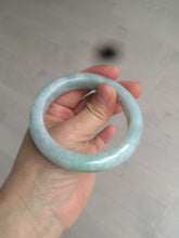 Load image into Gallery viewer, 55.7mm certified 100% natural green/white jadeite jade bangle AB89-2254
