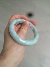 Load image into Gallery viewer, 55.7mm certified 100% natural green/white jadeite jade bangle AB89-2254
