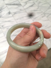 Load image into Gallery viewer, 55.7mm certified 100% Natural green/yellow nephrite Hetian Jade bangle HE31-2568
