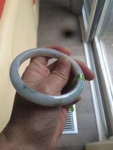 Load image into Gallery viewer, 57.6mm certified Type A 100% Natural green/yellow/white jadeite Jade bangle AB28-0276
