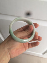 Load image into Gallery viewer, 56.3mm certified 100% natural Type A light green/white jadeite jade bangle AB88-1153

