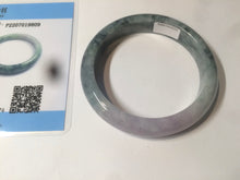 Load image into Gallery viewer, 56.2 mm Type A 100% Natural green/purple Jadeite Jade bangle C21-9809
