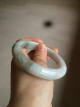 Load image into Gallery viewer, 58.5mm Certified Type A 100% Natural light green/red/purple jadeite jade bangle AT54-0053
