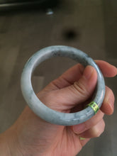 Load image into Gallery viewer, 56.5mm certificated Type A 100% Natural white/green/blue Jadeite Jade bangle Q86-1602
