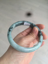 Load image into Gallery viewer, 61.8 mm certified type A 100% Natural dark green Jadeite Jade bangle AR62-2255
