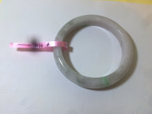 Load image into Gallery viewer, 57mm 100% natural Type A sunny green/red/purple jadeite jade bangle B76
