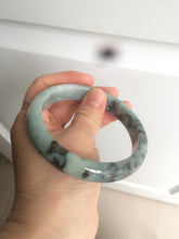 Load image into Gallery viewer, 61.8 mm certified type A 100% Natural dark green Jadeite Jade bangle AR62-2255
