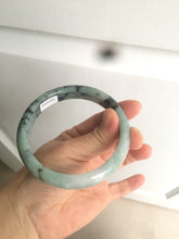 Load image into Gallery viewer, 61.8 mm certified type A 100% Natural dark green Jadeite Jade bangle AR62-2255
