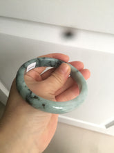 Load image into Gallery viewer, 61.8 mm certified type A 100% Natural dark green Jadeite Jade bangle AR62-2255
